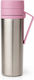 Brabantia Recycelbare Thermosflasche Rostfreier Stahl 500ml Flieder Rosa