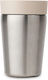 Brabantia Recycelbare Thermosflasche Rostfreier Stahl 200ml Weiches Beige
