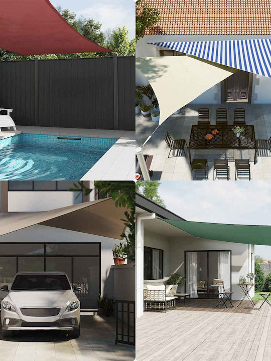 vidaXL White Terrace Tent 4.5x4.5m