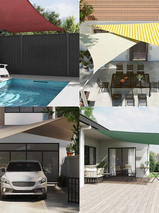vidaXL White Terrace Tent 3.6x3.6m