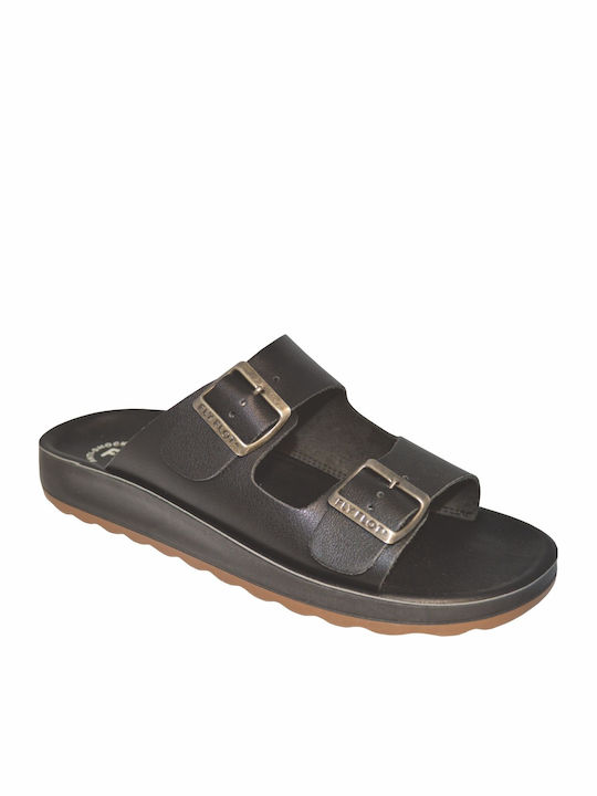 Fly Flot Herrensandalen in Schwarz Farbe