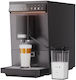 Mova 10 Pro Αυτόματη Μηχανή Espresso 1470W Πίεσης 19bar για Cappuccino με Μύλο Άλεσης Μαύρη