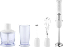 Raven Blender de Mână cu Tijă din Inox 1300W Gri Raven Blender de Mână cu Tijă din Inox 1300W Gri