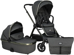 Bebe Stars Onyx 2 in 1 Baby Stroller Lava Grey