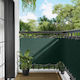 vidaXL Rectangular Green Shade Divider 1x4m