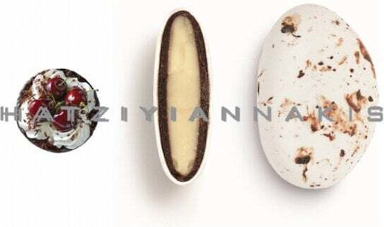 CHatzigiannakis Sugared Almonds Together in Standard Shape with White Chocolate Flavor White 1000gr