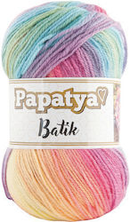 Kamgarn Papatya Batik Νημα Πλεξιματος Col554-11 Rainbow Παστελ Πολυχρωμο Ακρυλικο 100gr 360mtr