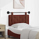 vidaXL Leather Red Bed Headboard Pillow 90x55cm