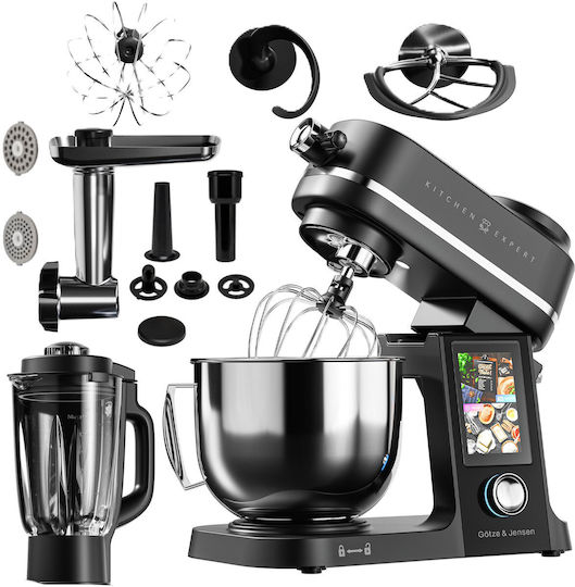 Gotze & Jensen Mixer Planetar 1600W cu Bol Inox 5l