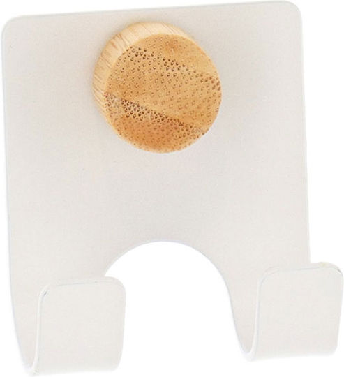 με Αυτοκόλλητο ​4.5x3cm Λευκό