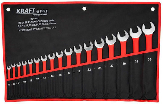Kraft&dele Kd11051 Star Wrench Set 6 36 Mm 17 Pieces