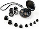 Tech-Protect Quietfit Silicone Earplugs In Black Colour 2 Pieces