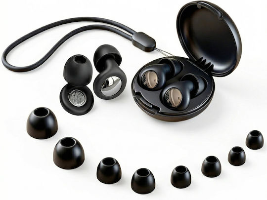 Tech-Protect Quietfit Silicone Earplugs In Black Colour 2 Pieces