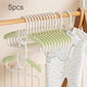 Kids Clothes Hanger Green SL064T 5 Pieces