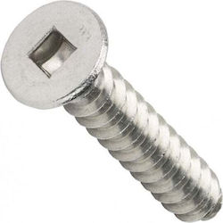 Ellvido Blechschraube Quadratisch Fräsen Verzinkt 8x5/8 4,2x16 500 Stück