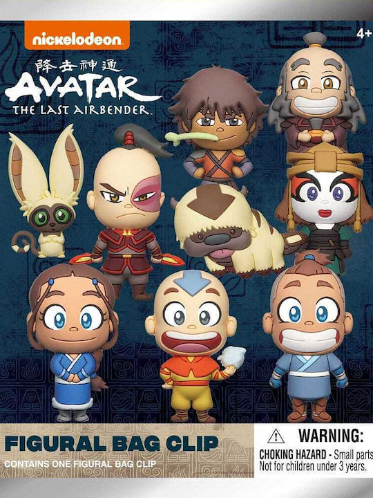 Avatar Last Airbender 3d Pvc Bag Clips Series 1
