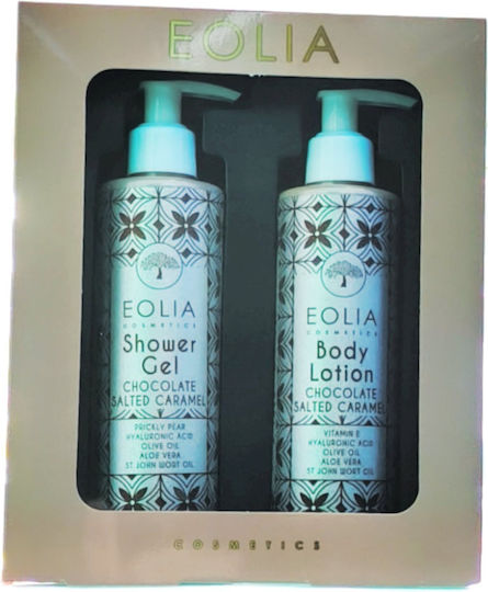 Eolia Cosmetics Chocolate Salted Caramel Σετ Περιποίησης για Καθαρισμό Σώματος