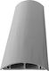 Kabelfernsehsender Boden Eurolamp 70x20cm mit Aufkleber 2m Graues