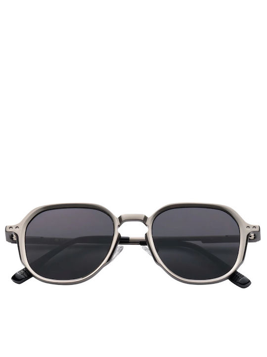 De Sunglasses Unisex Sonnenbrillen mit Beige Horn umrandetem Rahmen und Beige Gläsern GAVIN25GRPH-N