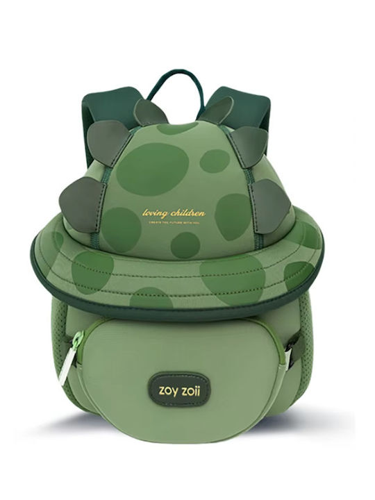 zoy zoii Kids Backpack Green 24.5x21.5x12cm zoy zoii Kids Backpack Green 24.5x21.5x12cm
