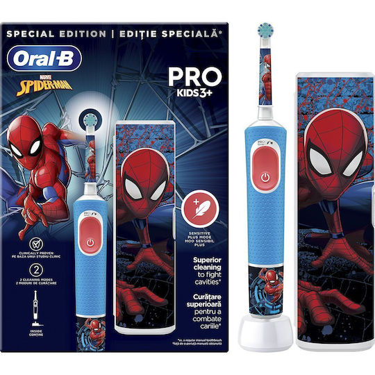 Oral-B Spiderman Spiderman Children's Electric Toothbrush for 3+ Years