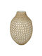 Marhome Dekorative Vase aus Bambus Beiges Y38cm