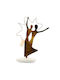 Epilekton Art 01-659 Handmade Tabletop Decor Brass Figurines Dance 15x20