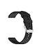 Каишка Силиконова Черна (Universal Silicone Strap For Watch)