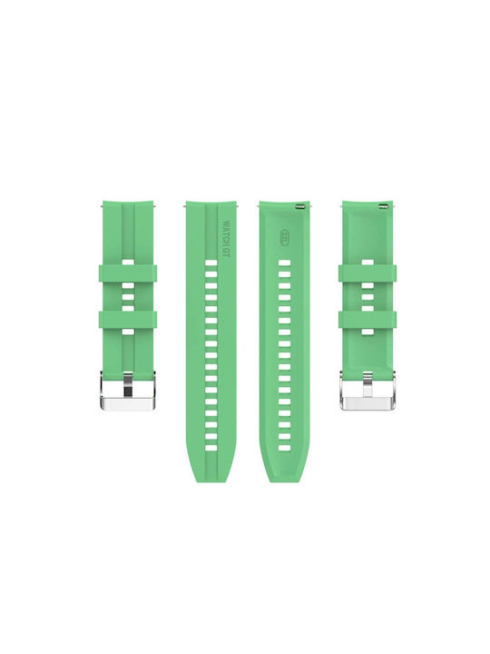 Curea din Silicon Verde (Huawei Watch GT/GT Pro 2/3/4/5 / Ultimate 46mm Honor GS Pro)