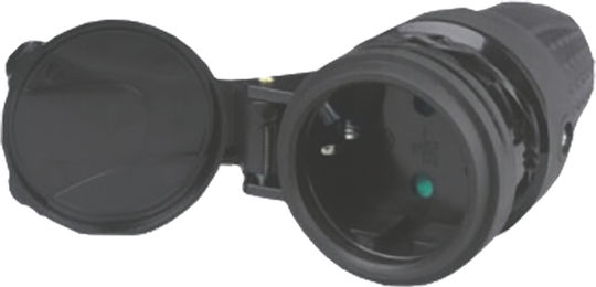 Φις Σούκο Θηλυκό Καουτσούκ Eurolamp 16a Kf-gbycp-01 Blister