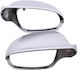 Car Mirror Caps Vw Golf V 5 03-08 Jetta 05-10 Eos 06-08 Sharan 04-10 Passat 3bg 04-05 Silver 2 Pieces