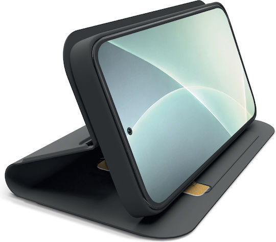 SBS Smooth Silicone Wallet Black (Xiaomi 17)