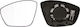 Heated Convex Mirror Glass Opel Corsa F 19 1607512180 Left 1 Piece