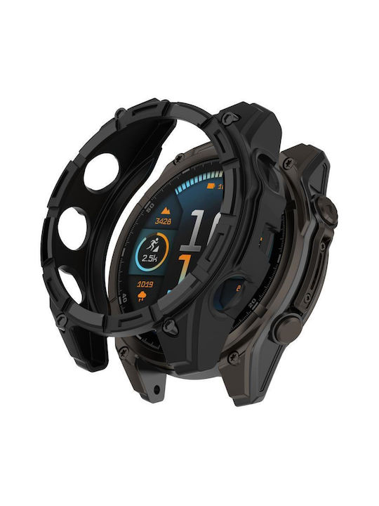 Husă Armor din Silicon în Culoare Neagră pentru Garmin Fenix 8 Pro (51mm) Husă Armor din Silicon în Culoare Neagră pentru Garmin Fenix 8 Pro (51mm)