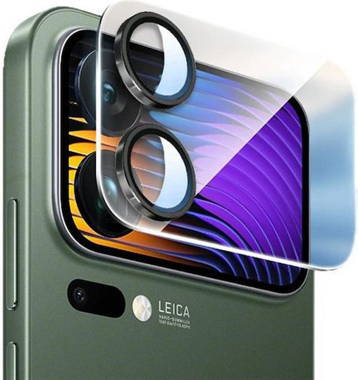 Metal Tempered Glass Camera Lens Xiaomi 17 Pro Max 5g Black