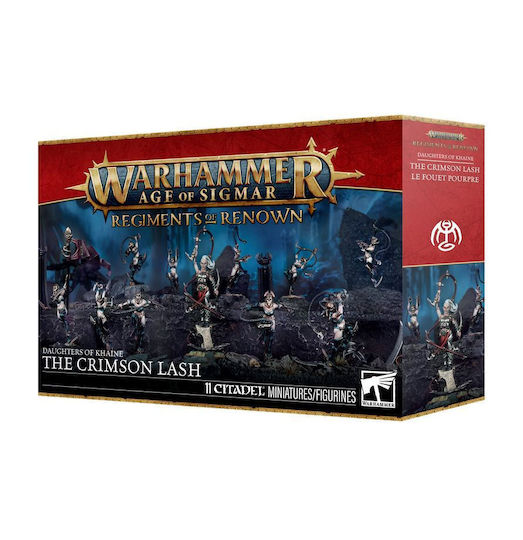 Warhammer Age Sigmar Daughters Khaine Regiment Renown Crimson Lash