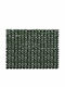Vidaxl Folding Balcony Screen Leaves Dark Green