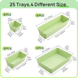 Paper Desktop Drawer Green