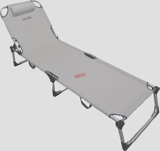 Hupa Strandliege Gray Aluminium mit Höhe 28cm