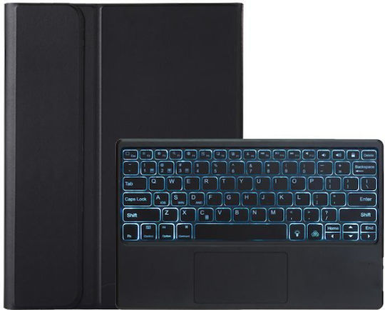 Bluetooth Backlight Flip Cover με Πληκτρολόγιο Μαύρη (Redmi Pad 2 Pro)