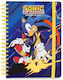 534654 Academic Spiral Diary Hard Cover 2026/2027 Weekly 12 Months 15x21cm Sonic Hedgehog