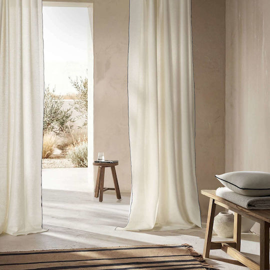Gofis Home with Black Pencil Pleat 140x280cm Gofis Home with Black Pencil Pleat 140x280cm