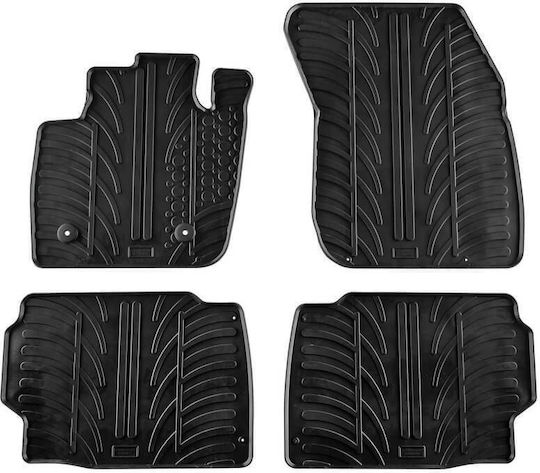 Carro 389169 Car Mats Ford Mondeo 2014 Black 4 Pieces