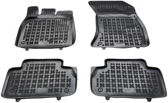 Sahler Car Mats Raised Sides 3D Rubber Audi Q5 2017+ Black Front & Rear 4 Pieces