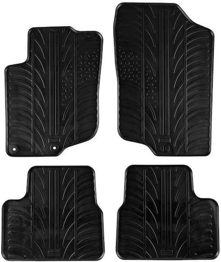 Carro 389401 Car Mats Peugeot 207 2006-2012 Black 4 Pieces