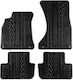 Carro 389336 Car Mats Audi A4 B8 2007-2015 A5 8t Sportback 2008-2016 4d Black 4 Pieces