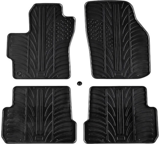 Carro 389353 Car Mats Mazda 3 2004-2008 Black 4 Pieces