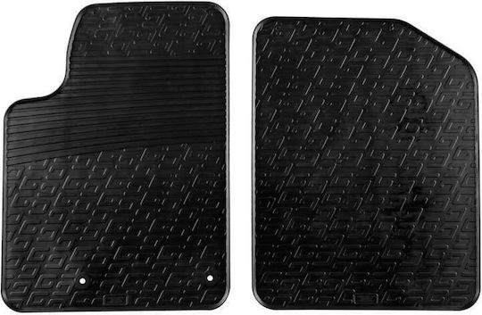 Carro 389431 Car Mats Citroen Berlingo 2002-2007 Peugeot 2002-2007 Black 2 Pieces