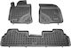 Sahler Raised Sides 3D Rubber Car Mats Toyota Corolla Verso 2004-2009 Raised Sides Type Black 3 Pieces