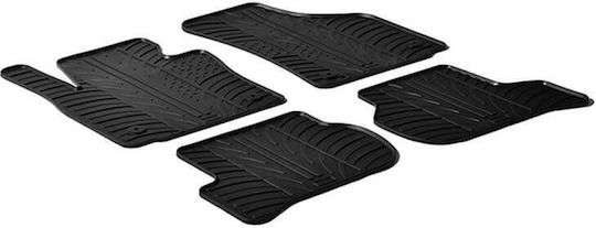 Carro 389272 Car Mats Seat Leon 1p 2005-2013 Cupra Black 4 Pieces